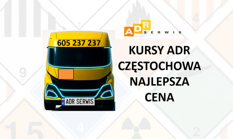 KURS ADR CZĘSTOCHOWA CENA