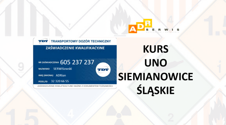 KURS NO SIEMIANOWICE