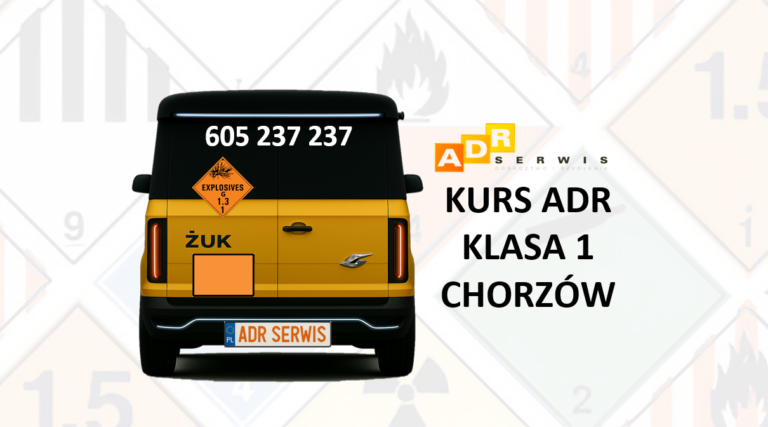KURS ADR KLASA 1 CHORZÓW