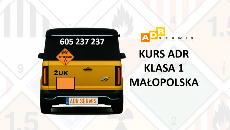 KURS ADR KLASA 1 MAŁOPOLSKA